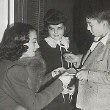 1938. With Our Gang's Darla Hood and Alfalfa.