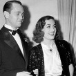 Circa 1936, with husband Franchot Tone.