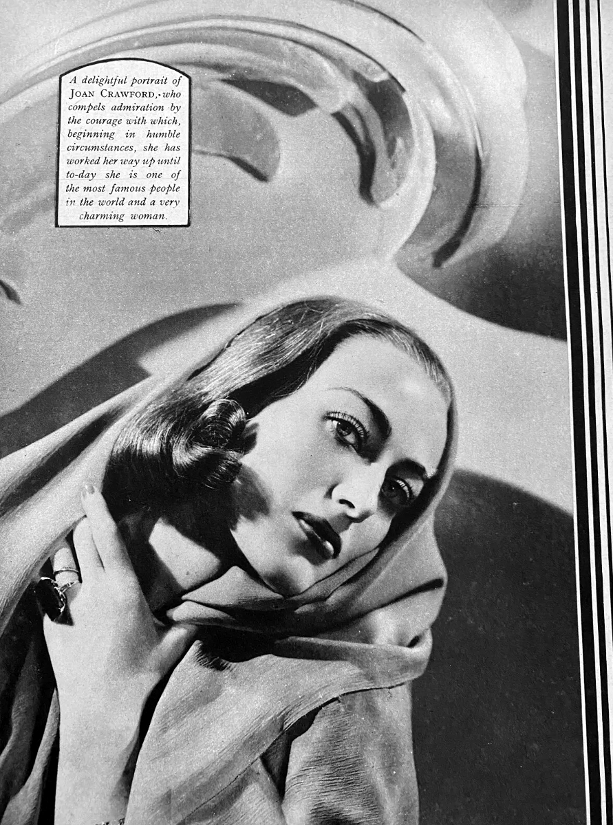 1937. 'The Bride Wore Red' publicity. From unknown magazine.