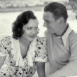 1931. With husband Doug Fairbanks, Jr. Shot by Hurrell.