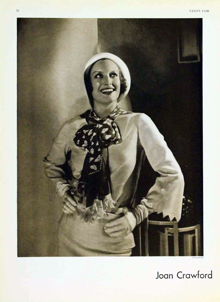 1931. Shot by Cecil Beaton for 'Vanity Fair.'