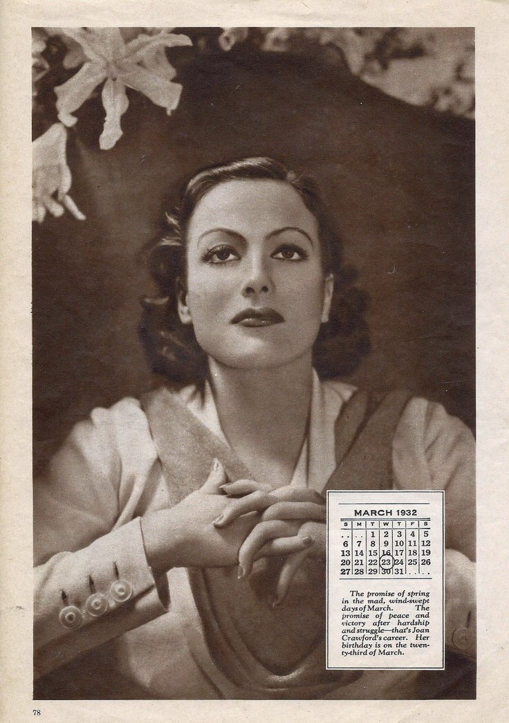 1932 publicity. Page from unknown magazine.