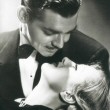 With Clark Gable.