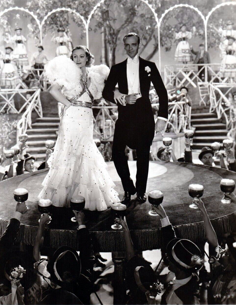 1933. 'Dancing Lady' with Fred Astaire.'