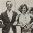 1933. On the set of 'Dancing Lady' with Fred Astaire.
