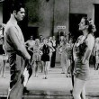 1933. On the set of 'Dancing Lady' with Clark Gable.