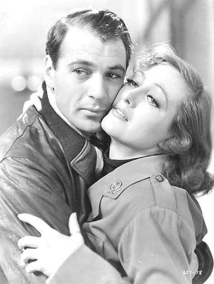 With Gary Cooper.