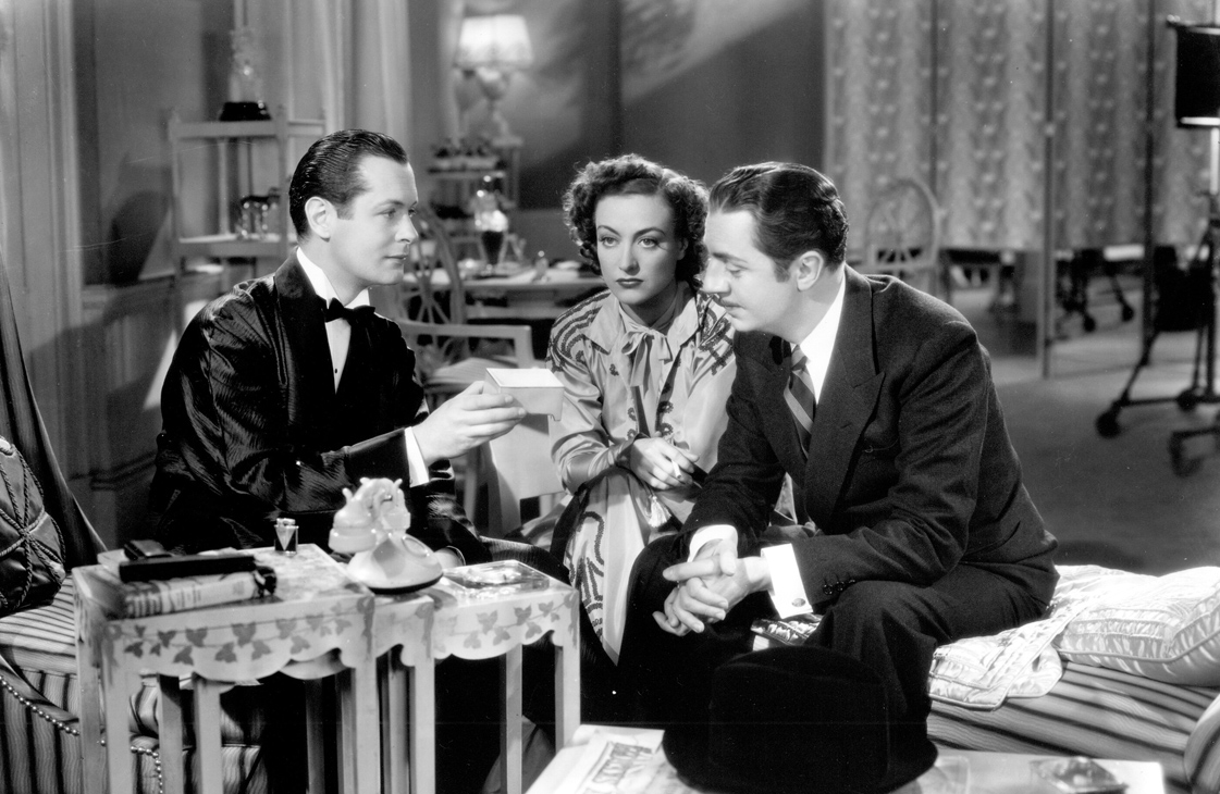 1937. 'The Last of Mrs. Cheyney.' With Robert Montgomery, left, and William Powell.