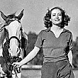 2/7/38. Joan and polo pony.