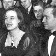 February 1938. Joan and husband Franchot Tone attend 'The Women' in NYC.
