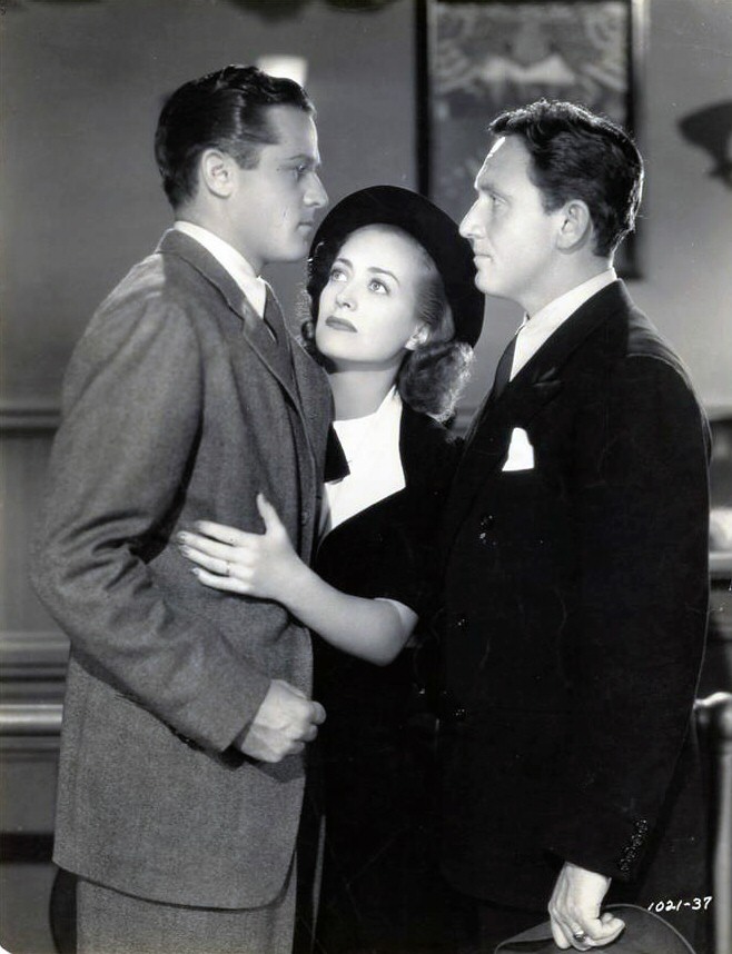 1938. 'Mannequin.' With Alan Curtis, left, and Spencer Tracy.