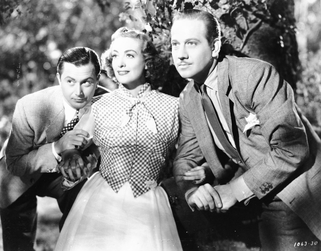 1938. 'The Shining Hour.' With Robert Young (left) and Melvyn Douglas.