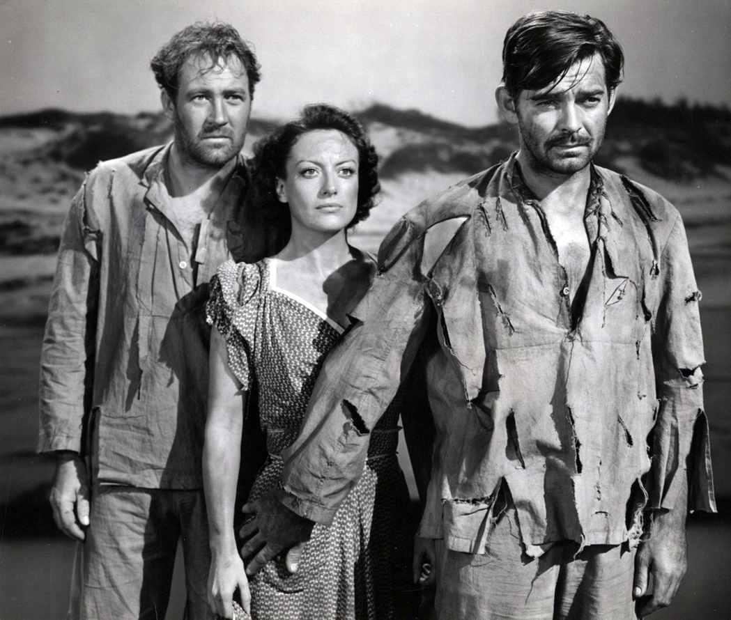 1940. 'Strange Cargo.' With Ian Hunter, left, and Clark Gable.