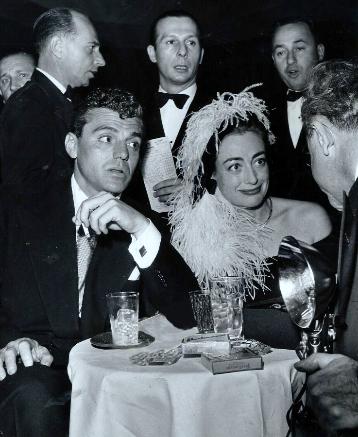 1948. At Ciro's with Greg Bautzer.