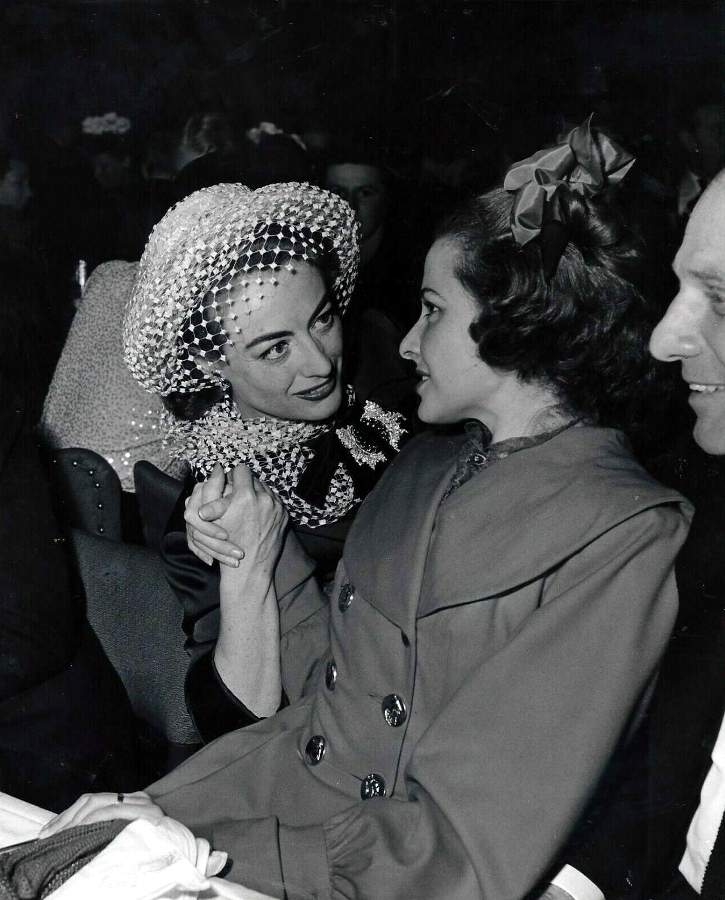February 1947 at the 'Look' awards with Laraine Day and Leo Durocher.