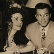 1942. With husband Phillip Terry at LA's Cock'n Bull.