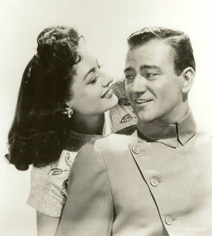 1942. 'Reunion in France.' With John Wayne.