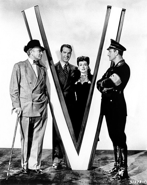 1943. 'Above Suspicion.' With Conrad Veidt, Fred MacMurray, and Basil Rathbone.