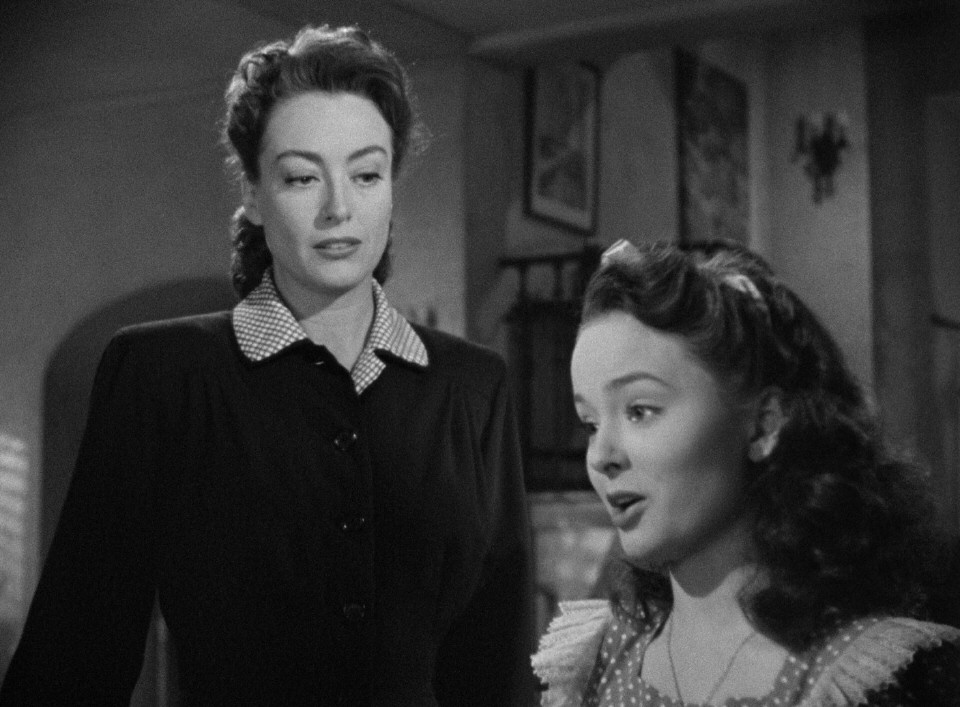 1945. 'Mildred Pierce.' With Ann Blyth.