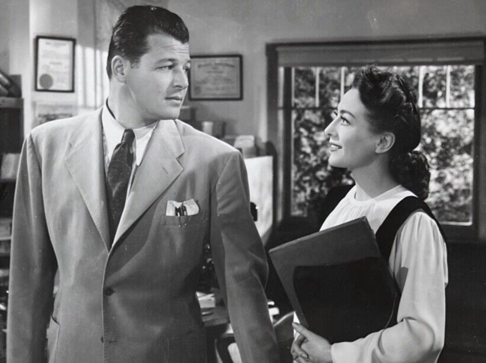 1945. 'Mildred Pierce.' With Jack Carson.