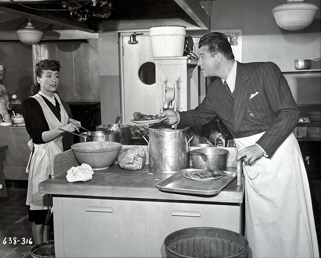 1945. 'Mildred Pierce.' With Jack Carson.