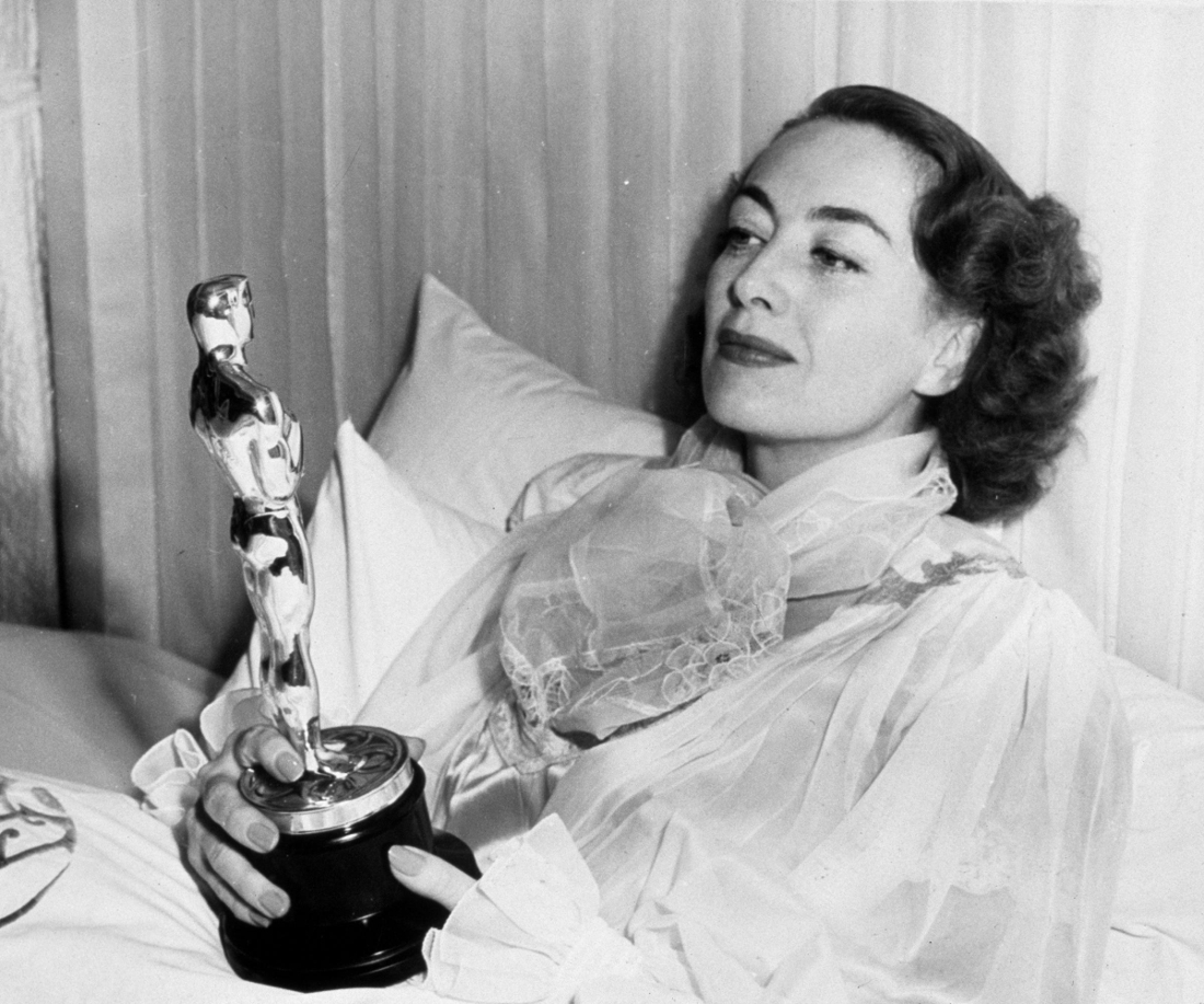 3/7/46. At home with her new Oscar.