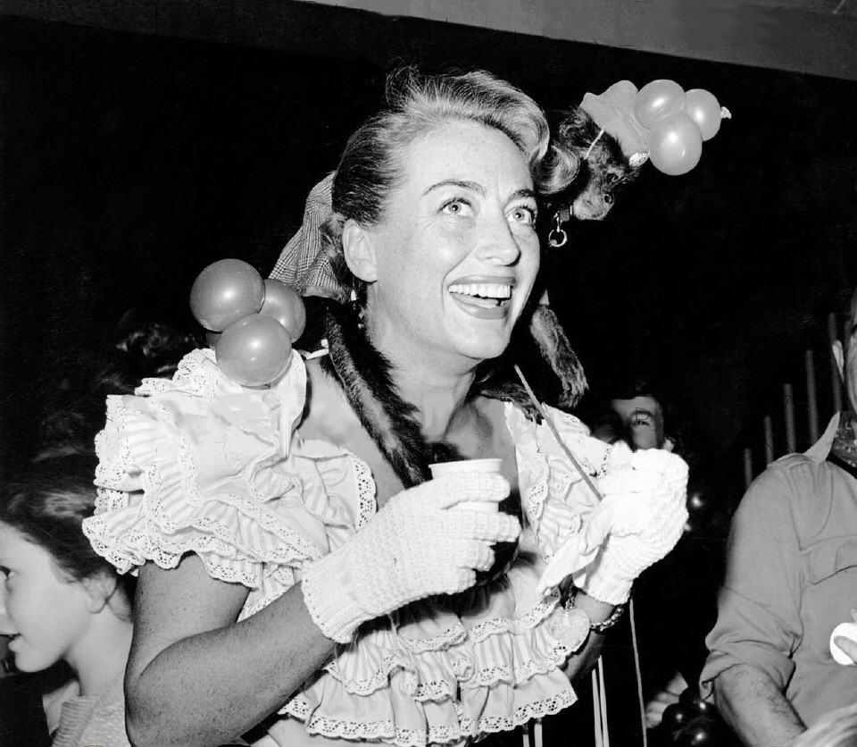 December 1947 at a Beverly Hills toy store opening. 