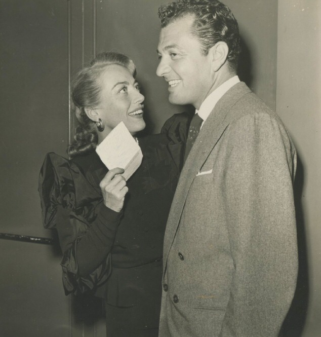 1947 with singer Tony Martin.