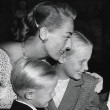 1948. Gazing at a portrait of Tina.