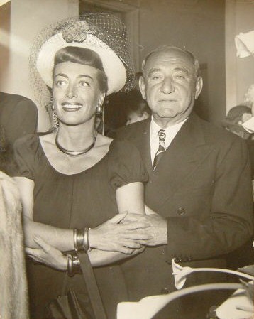 1948, with producer Joe Schenk.