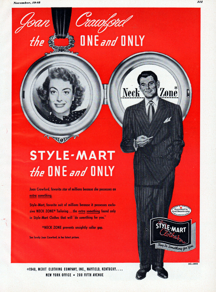 November 1948 Style-Mart ad.