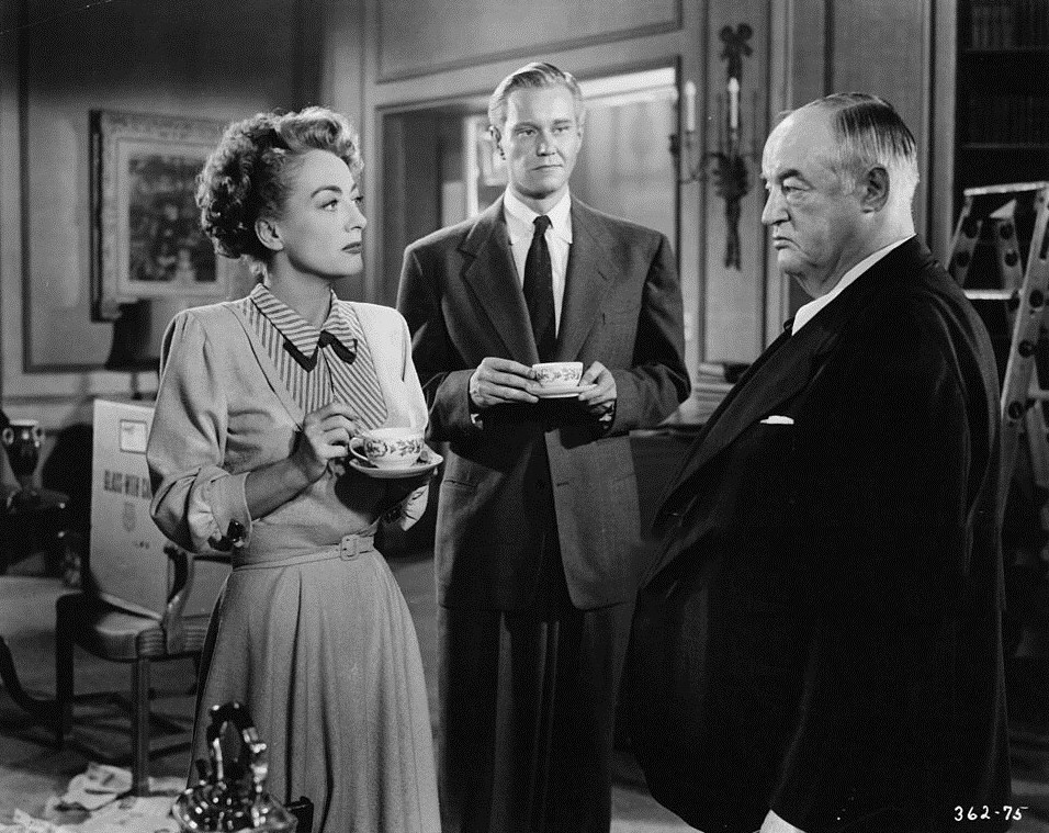 1949. 'Flamingo Road.' With David Brian and Sydney Greenstreet.