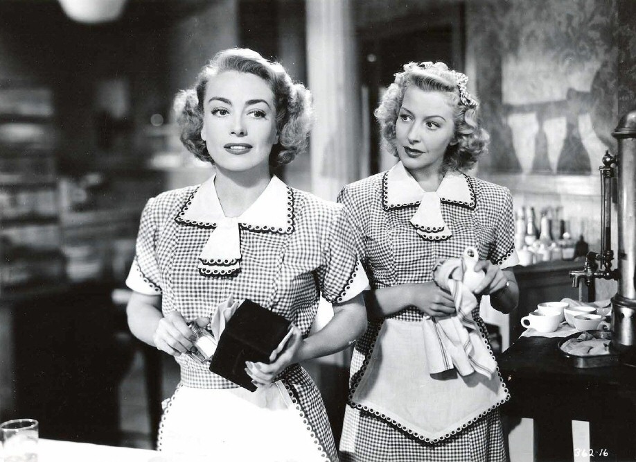 1949. 'Flamingo Road' film still with Gertrude Michael.