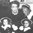 Circa 1950. Joan and the kiddos at Sunday School.