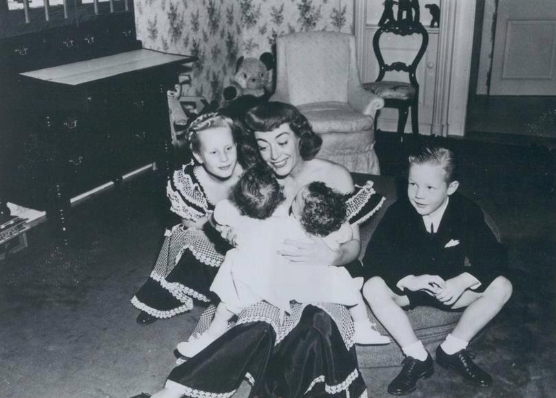Summer of 1947 with newly adopted twins. (Thanks to Crystal.)