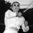 1953. Tennis at home, shot by Len Weissman.