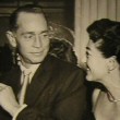 1954. With ex-husband Franchot Tone and Betty Furness.