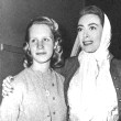 1952. Christina visits Mommie on the 'Sudden Fear' set.