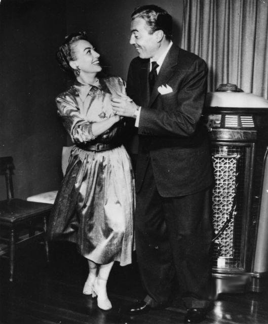 July 1952. With Cesar Romero at his apartment.