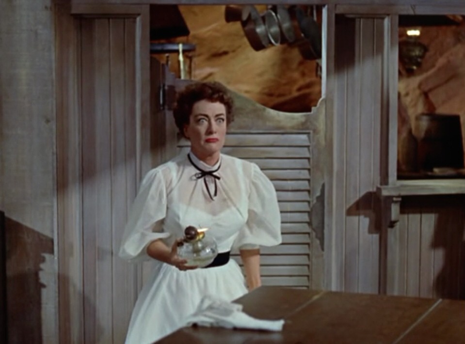 1954. A screen shot from 'Johnny Guitar.'