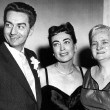 1953. At NYC's Harwin Club with Mike O'Shea and his mother.