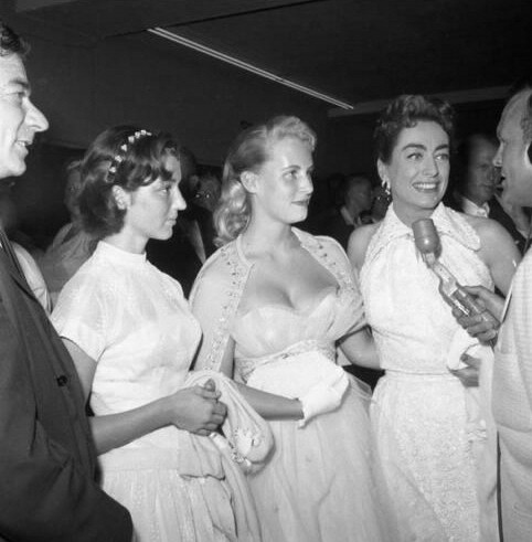 October 1955 at Los Angeles Ice Follies with Christina.