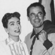 On the set with old flame Glenn Ford.