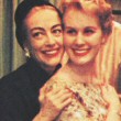 1956 with Christina and dress designer Tina Leser.