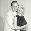 October 1958 with Bob Hope. (Thanks to Bryan Johnson.)