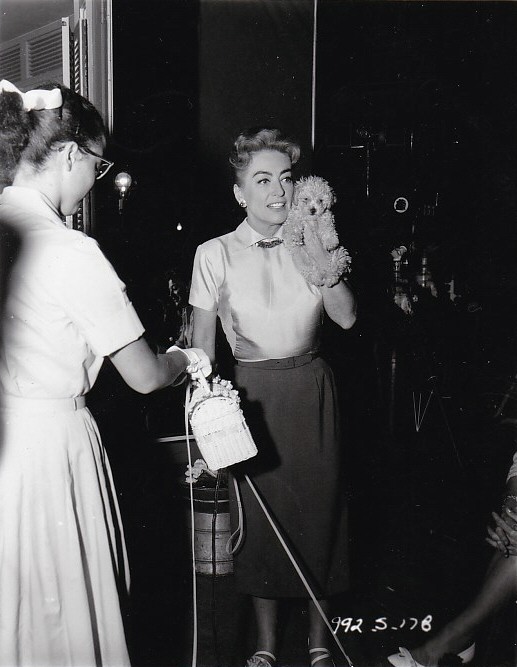 1959. On the set of 'The Best of Everything.'