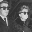 January 4, 1960. With Mel Dinelli at Margaret Sullavan's funeral in Greenwich, CT.