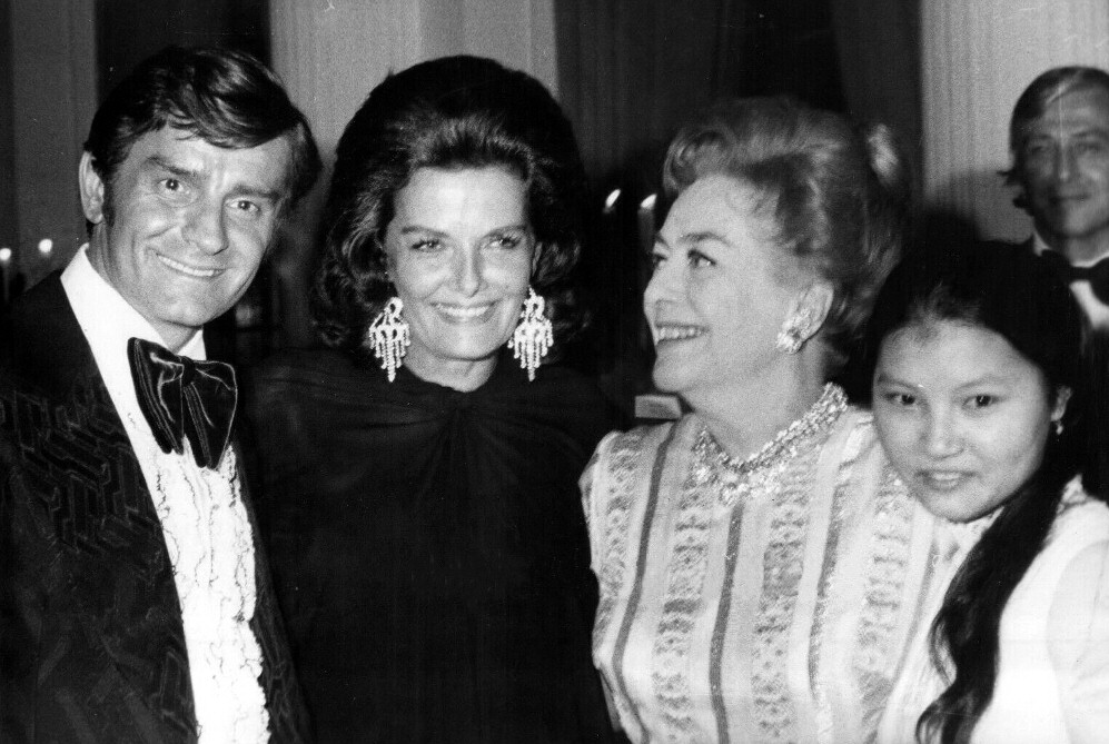 Circa 1972 with Don Stewart and Jane Russell.