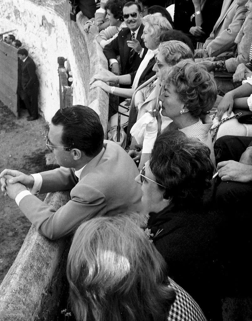 May 1962 at a bullfight in Alcobendas, Spain.