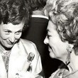 With Shirley Eder and daughter Cathy at the Academy Awards. (Thanks to Bryan Johnson.)